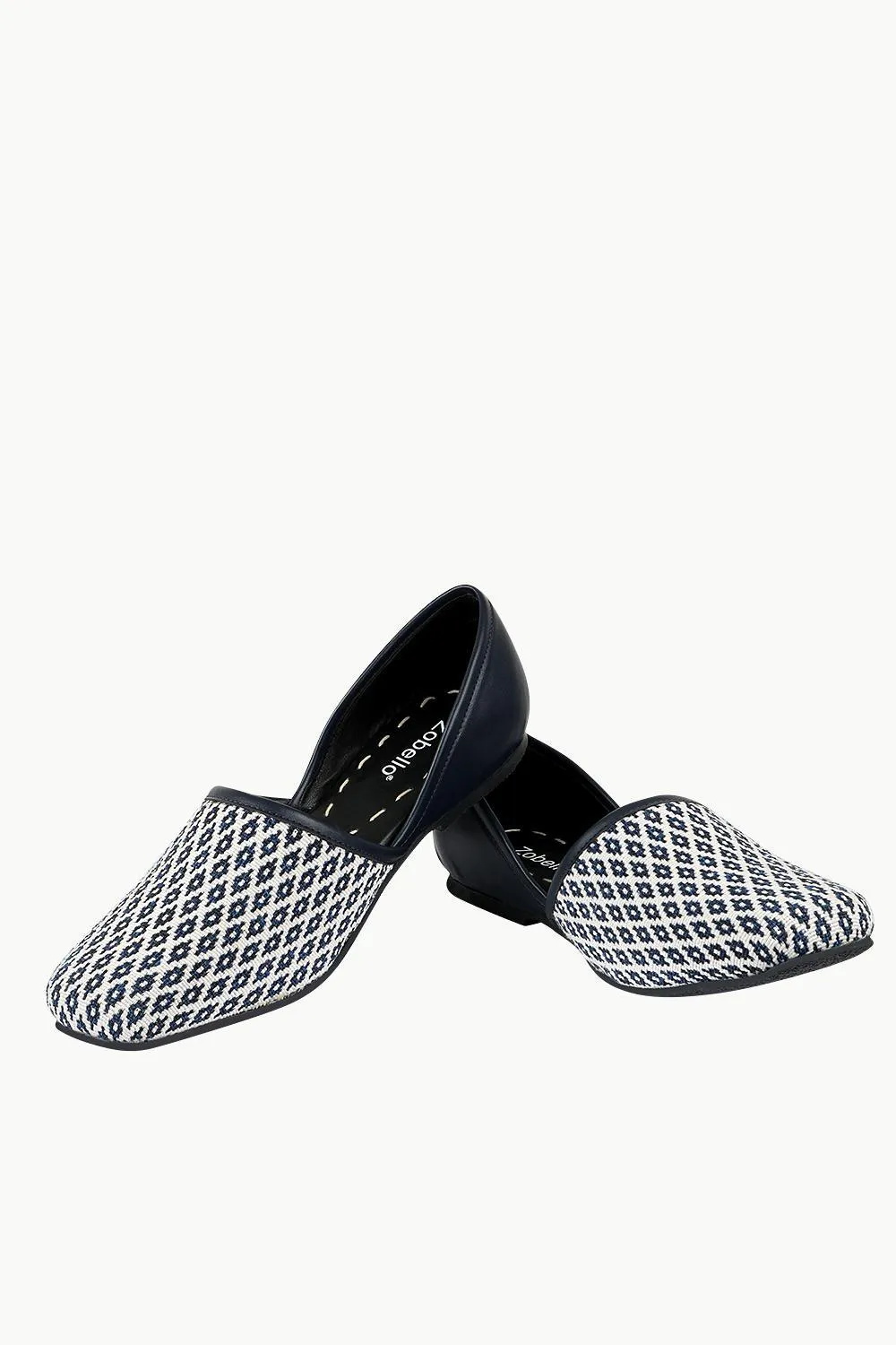 Men's Diamond Jacquard Juttis