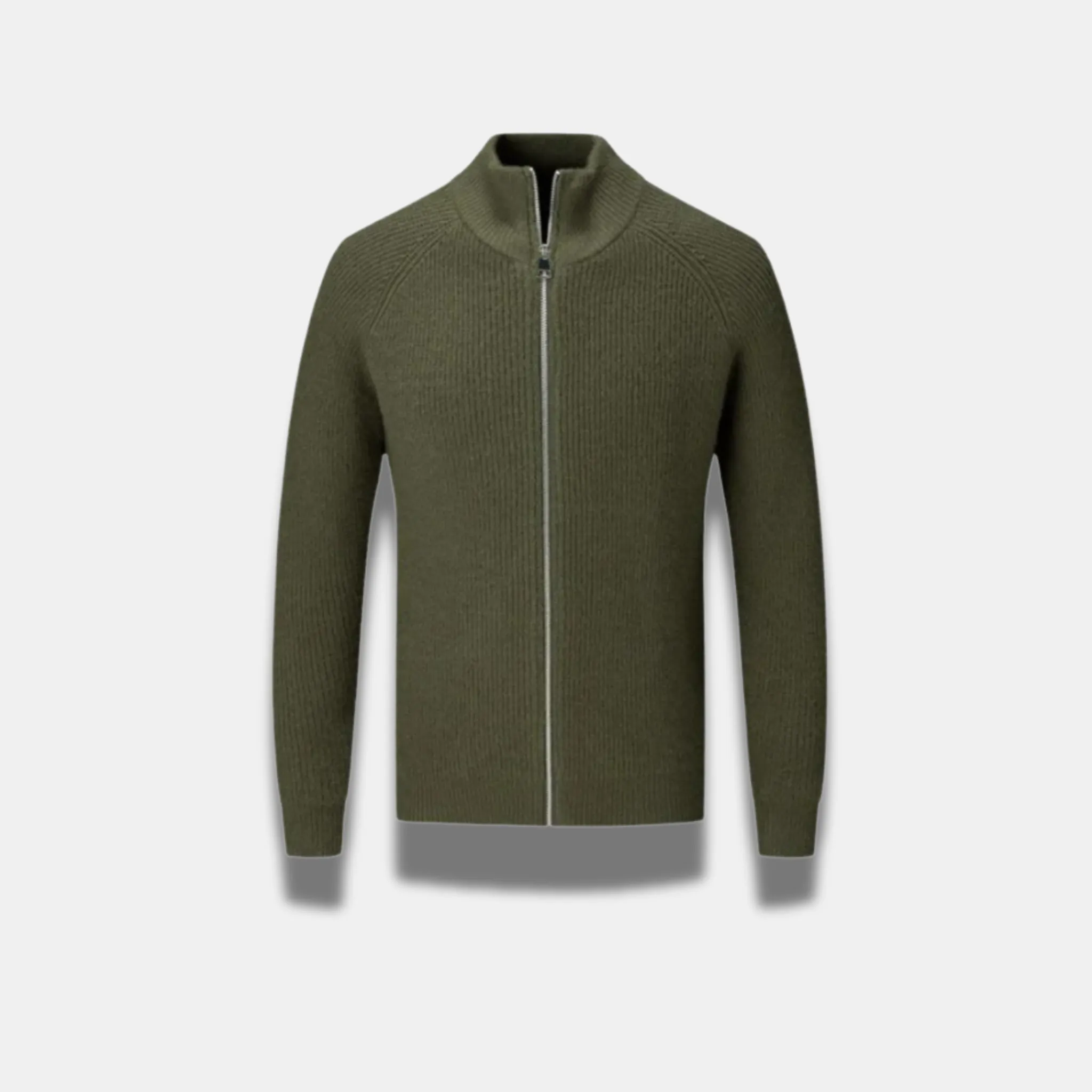 Men’s Ribbed Lightweight Jacket – Modern Fit & Subtle Texture