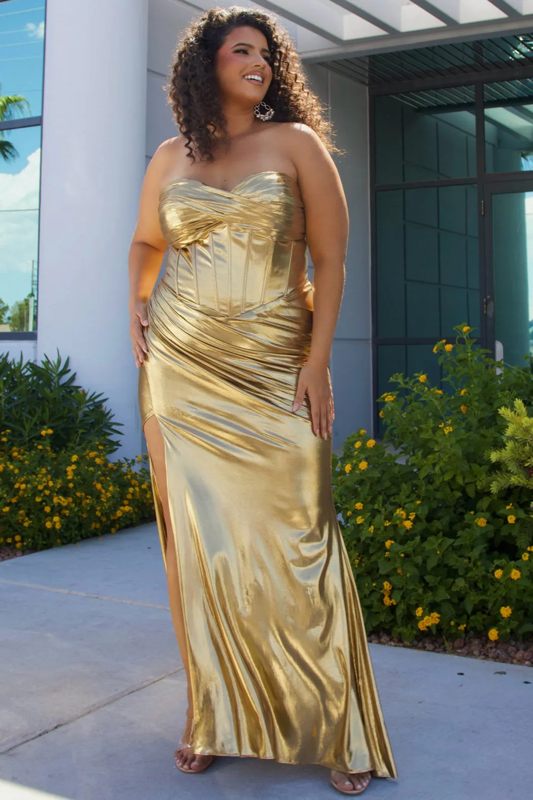 Metallic Madness Prom Dress <br> SC7425