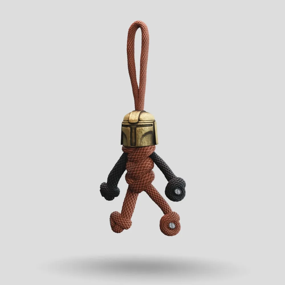 Metalseries© Mandalorian Paracord Buddy Keychain
