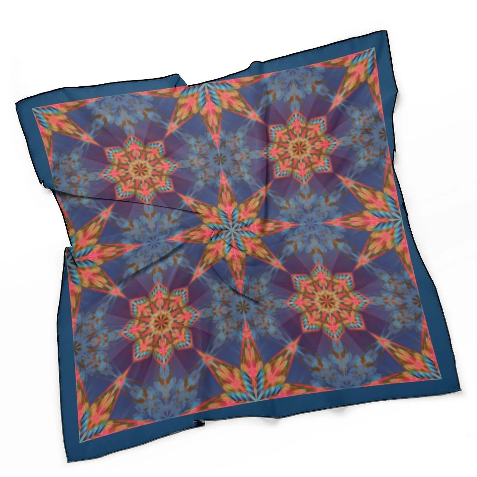 Midnight Starburst Women's Scarf, a fabulous explosion of multicolored fun pattern!