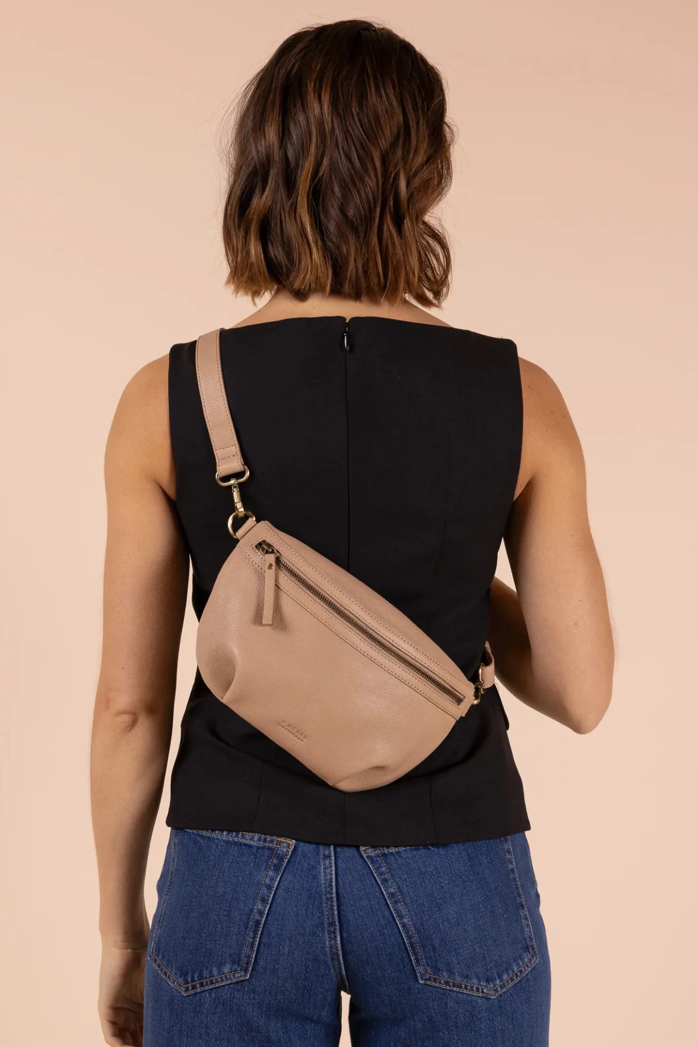 MILO BAG - SAND SOFT GRAIN LEATHER