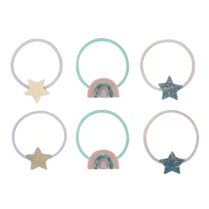 Mimi & Lula - Over The Rainbow ponies - set of 6
