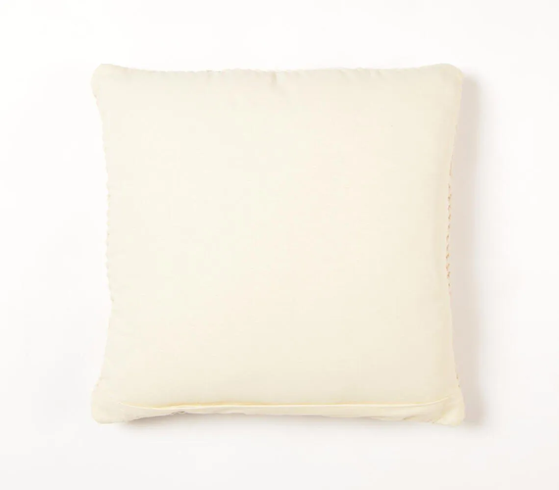 Mini Macrame Cord Square Cushion Cover