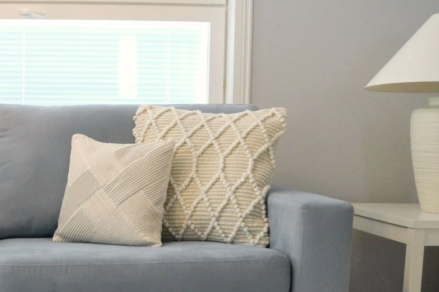 Mini Macrame Cord Square Cushion Cover