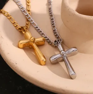 Minimalist Cross Pendant Necklace