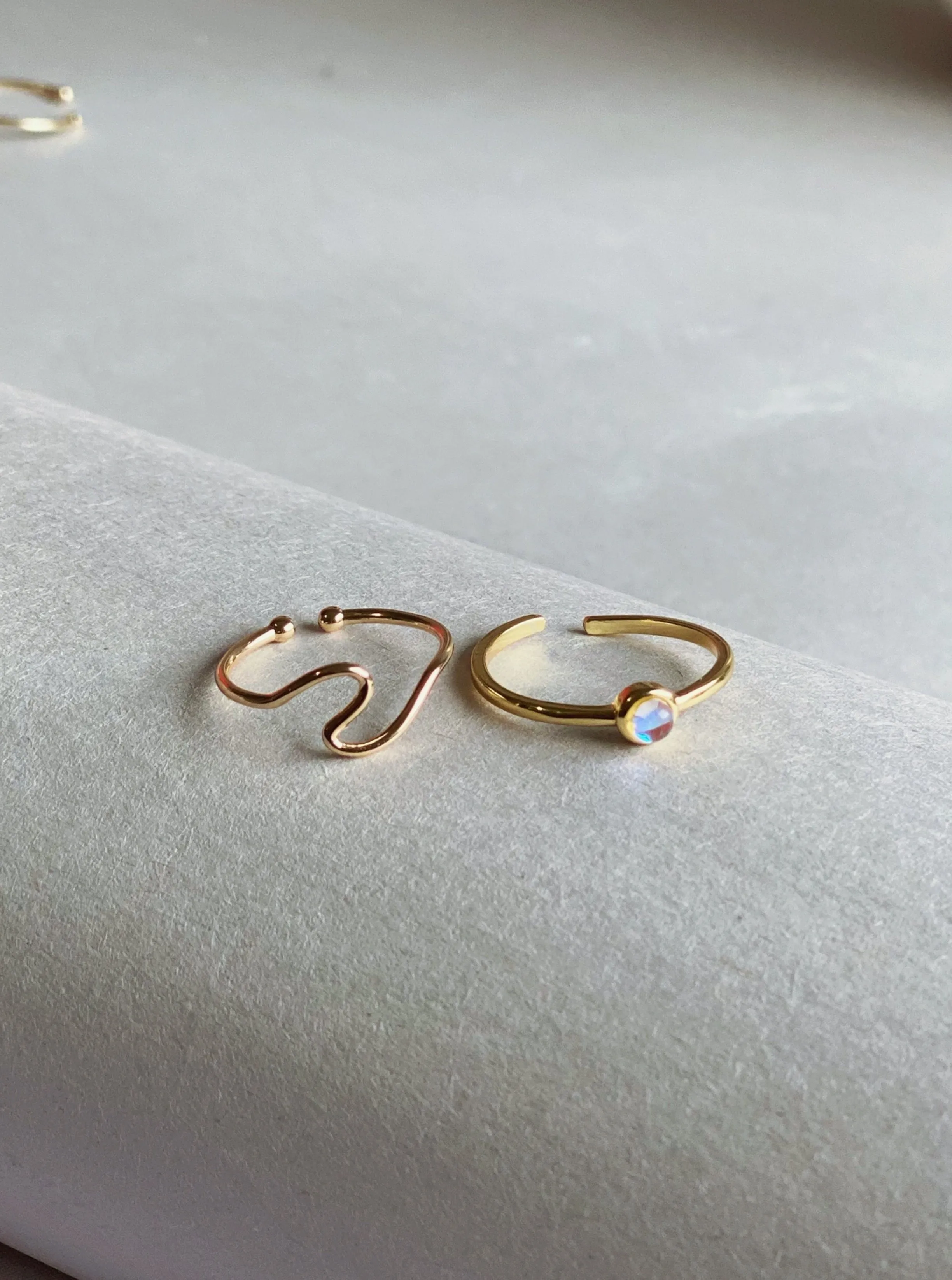Minimalist Opal Ring