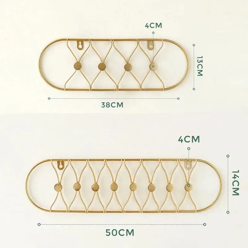 Minimalist Oval Wall Hanging Hook