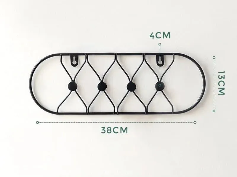 Minimalist Oval Wall Hanging Hook