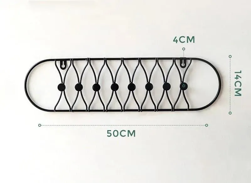 Minimalist Oval Wall Hanging Hook