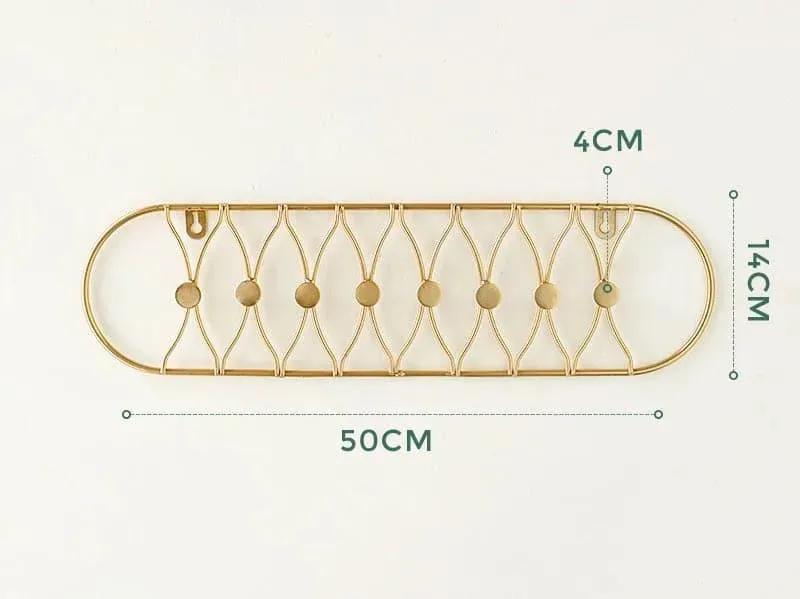 Minimalist Oval Wall Hanging Hook