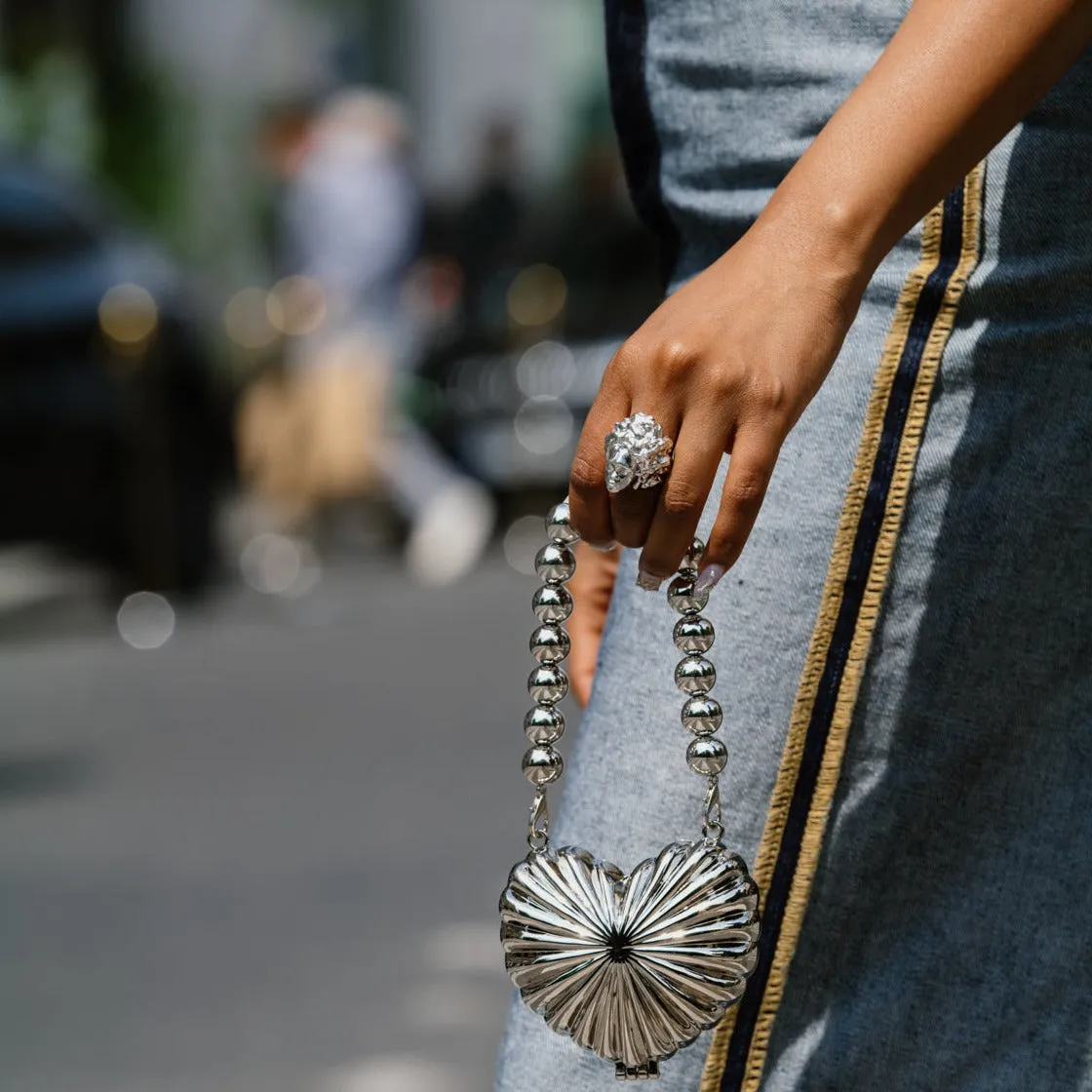 Missy Ring in Rhodium
