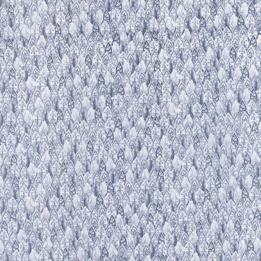 Mist Blue Gray Metallic Fabric, Item No. 23846