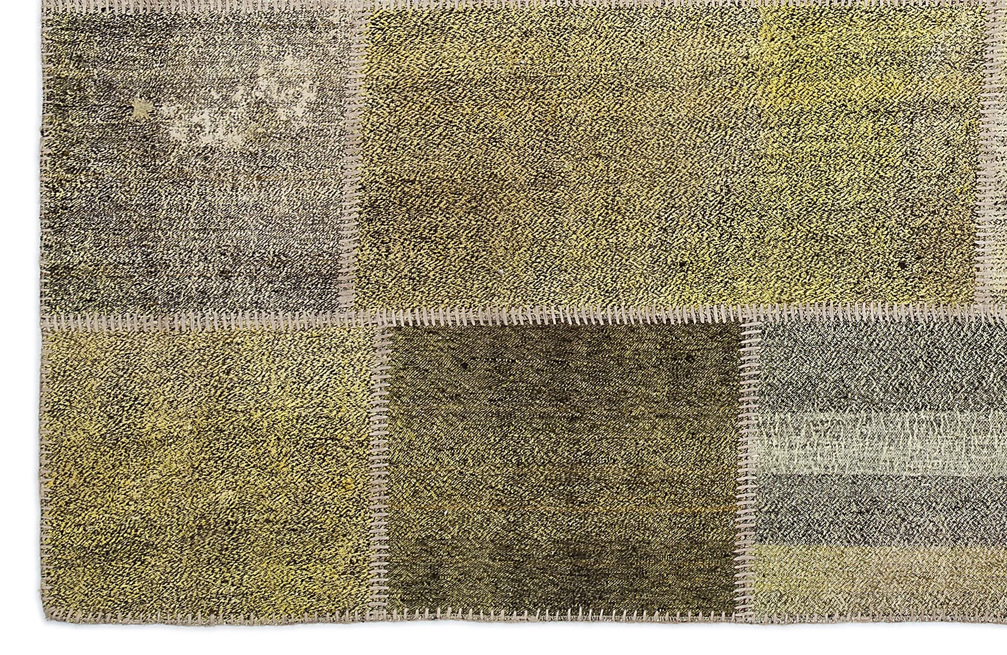 Mixed Over Dyed Kilim Patchwork Unique Rug 5'3'' x 7'7'' ft 160 x 230 cm