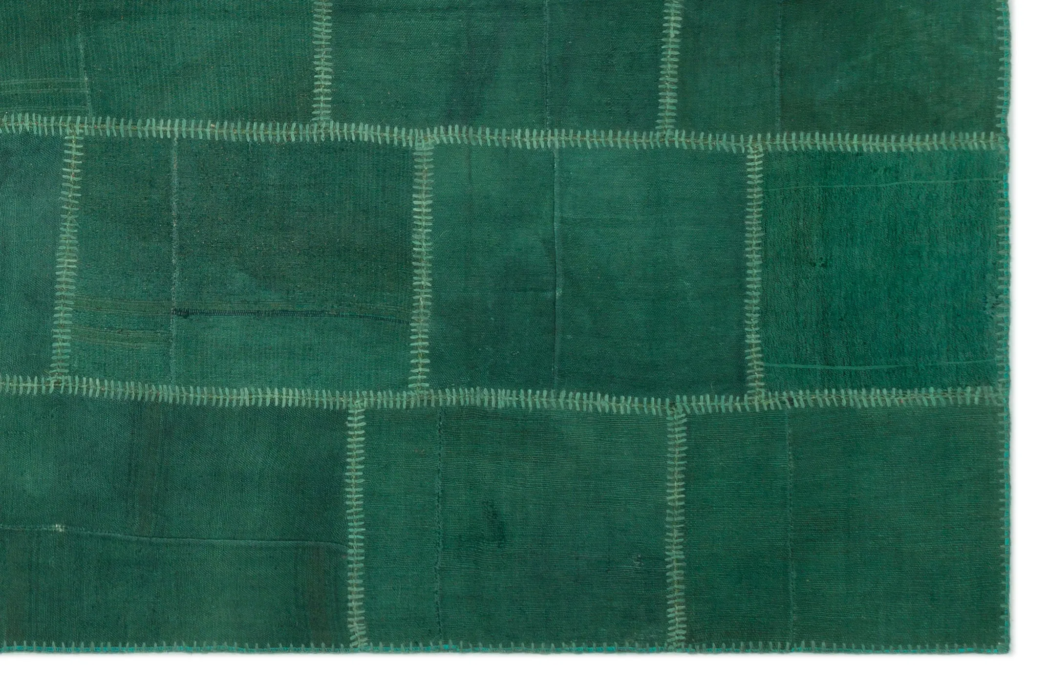 Mixed Over Dyed Kilim Patchwork Unique Rug 6'4'' x 9'9'' ft 194 x 297 cm