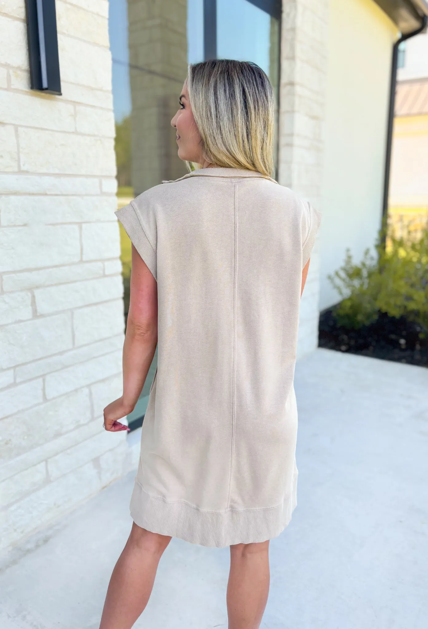 Move On Over Dress in Mocha