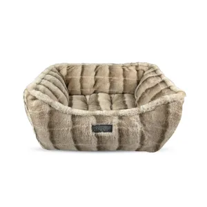 Nandog Pet Gear - Cloud Reversible Bed (Tan Chinchilla)