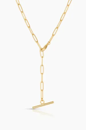Natalie Lariat plated - Gold