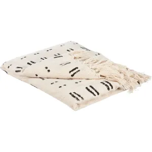 Natural Boho Throw Blanket