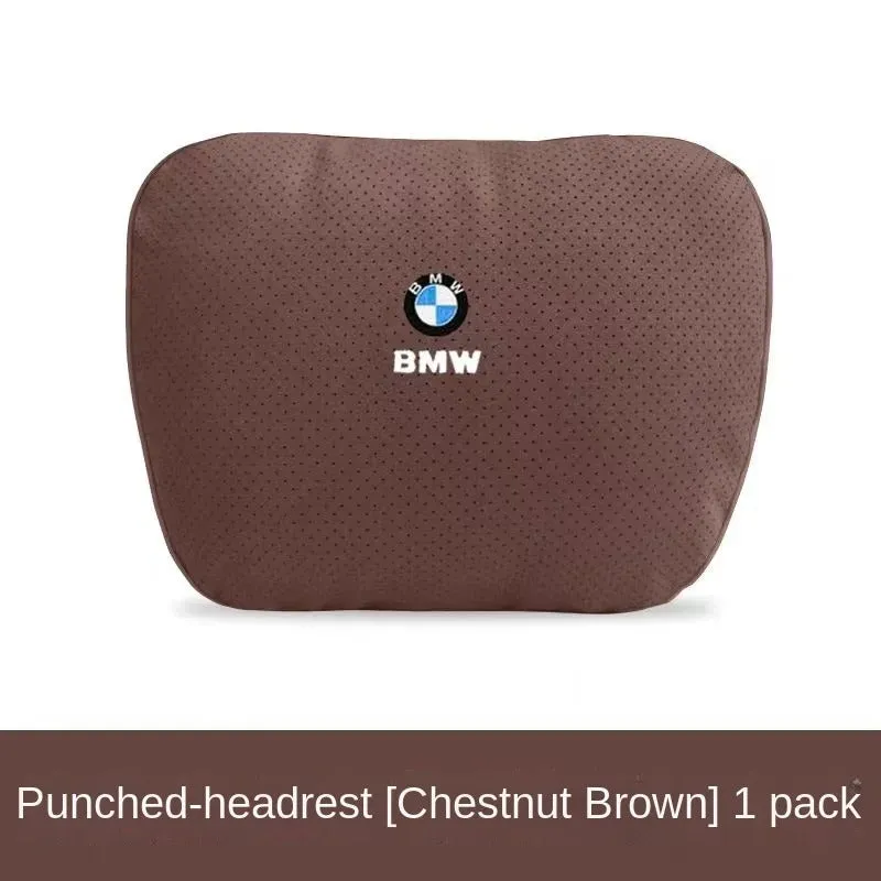 Natural Fiber Car Headrest Neck Pillow & Waist Cushion - Suitable for Car