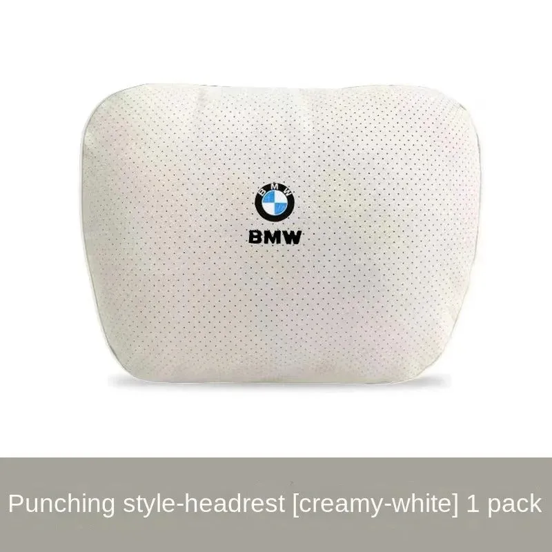 Natural Fiber Car Headrest Neck Pillow & Waist Cushion - Suitable for Car