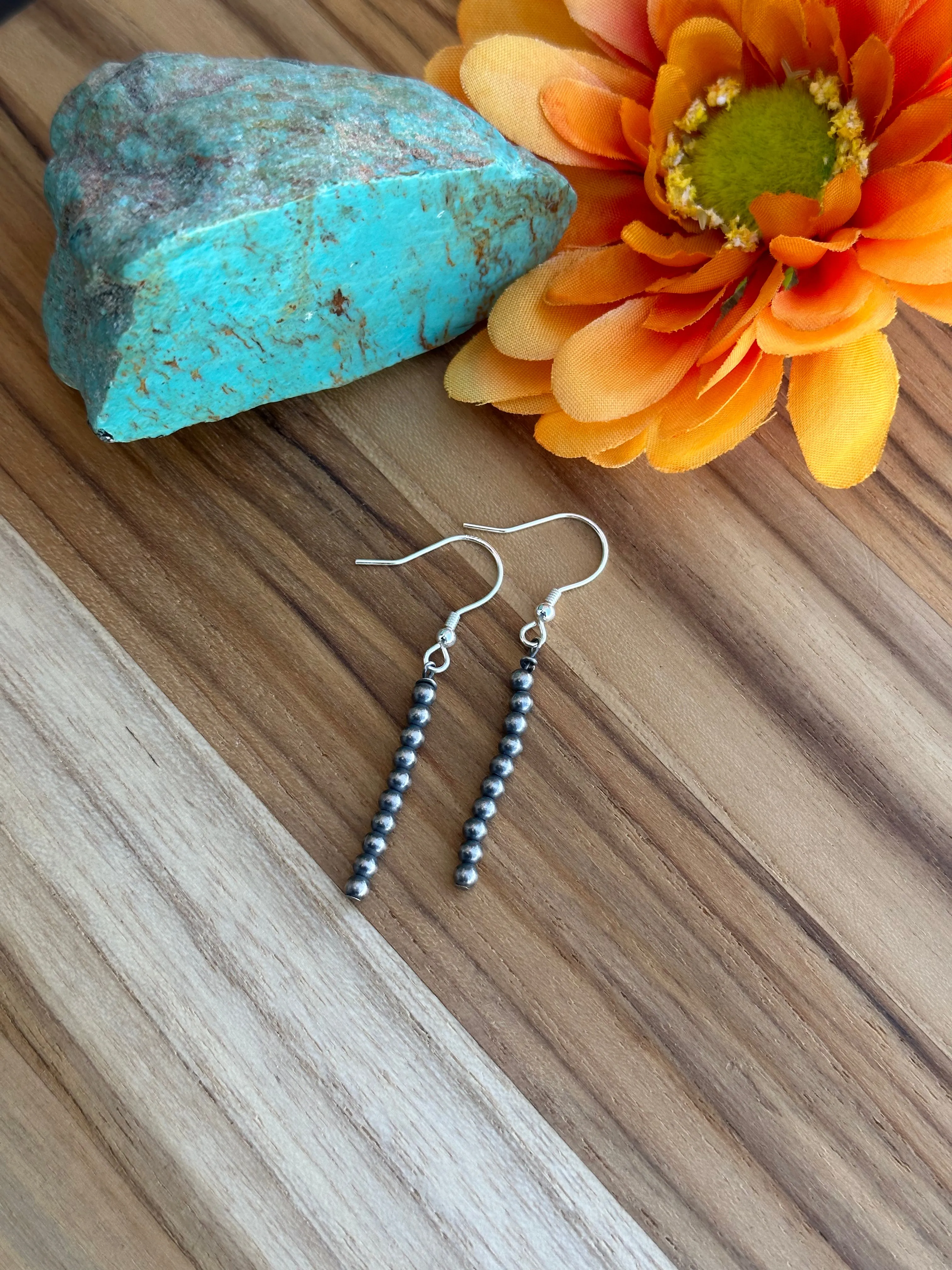 Navajo Style Bead Earrings