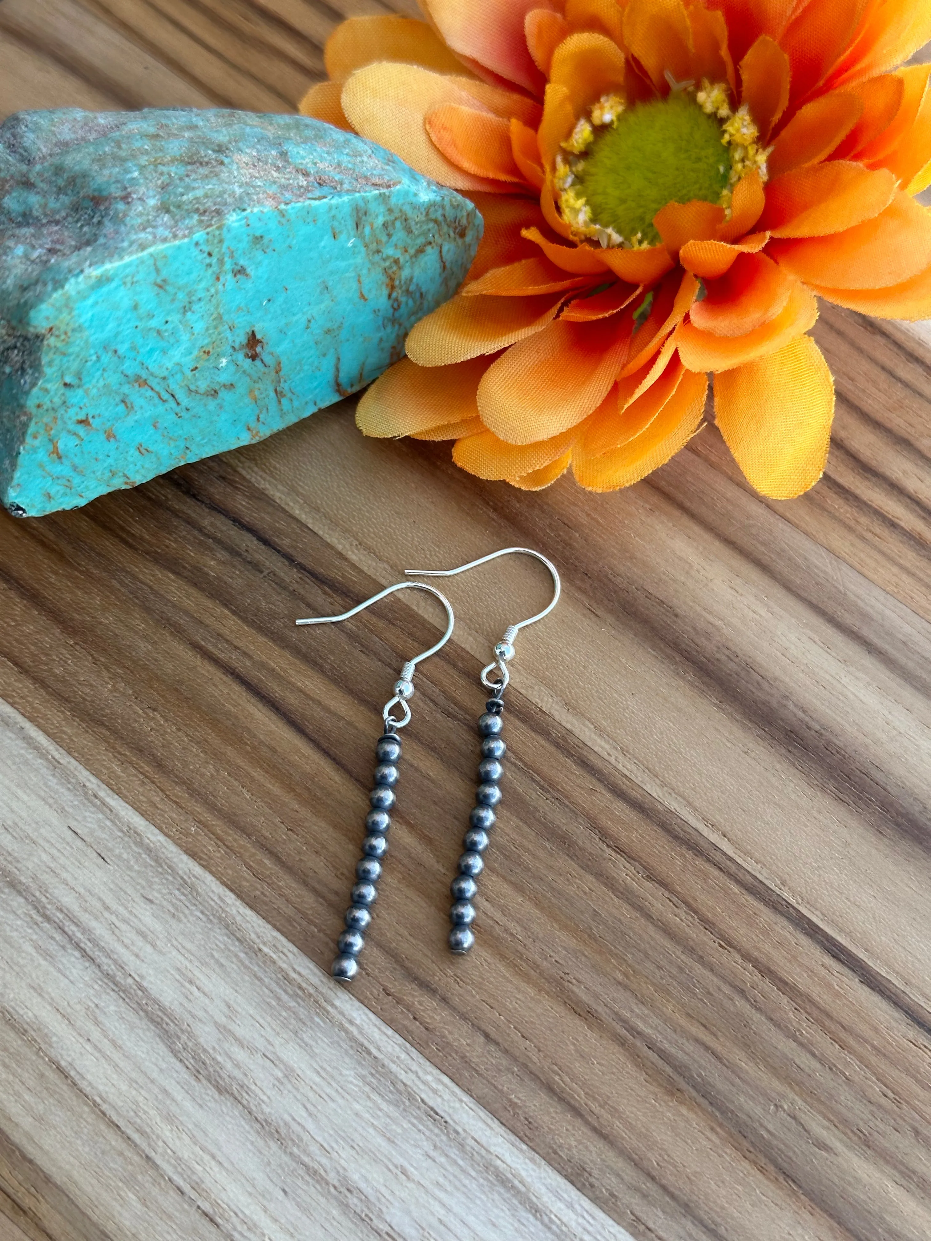 Navajo Style Bead Earrings