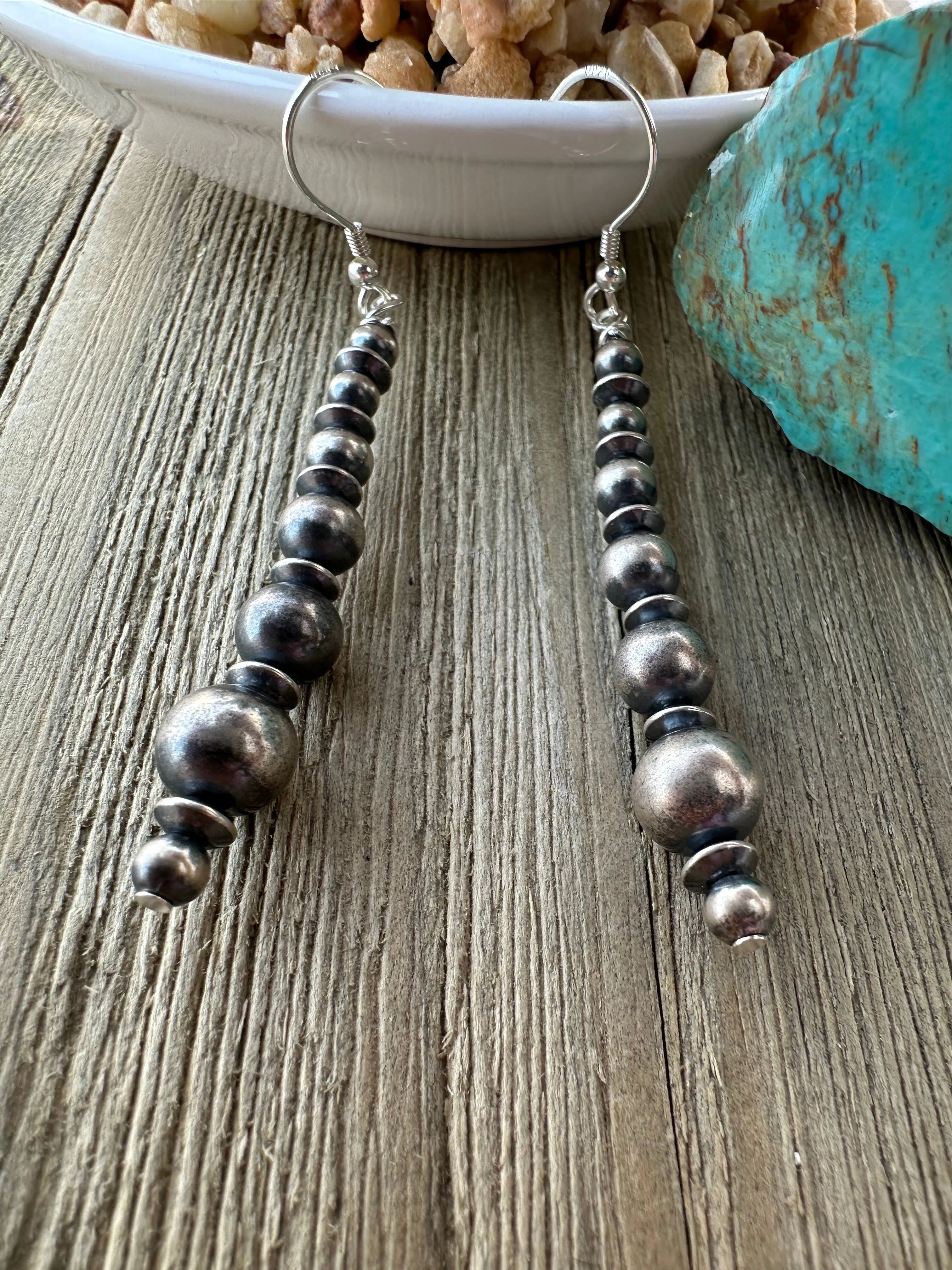 Navajo Style Bead Earrings