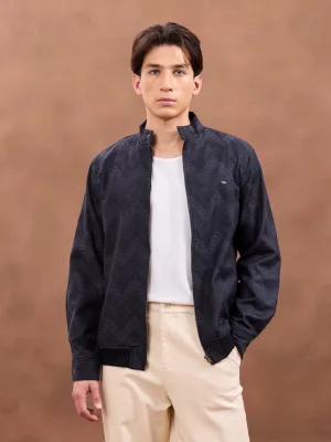 Navy Zipper Jacket