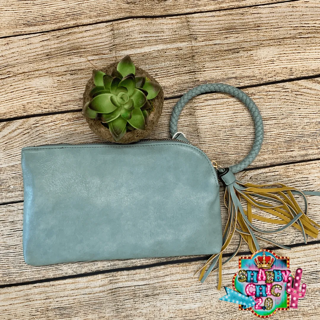 No Fringe Wristlet