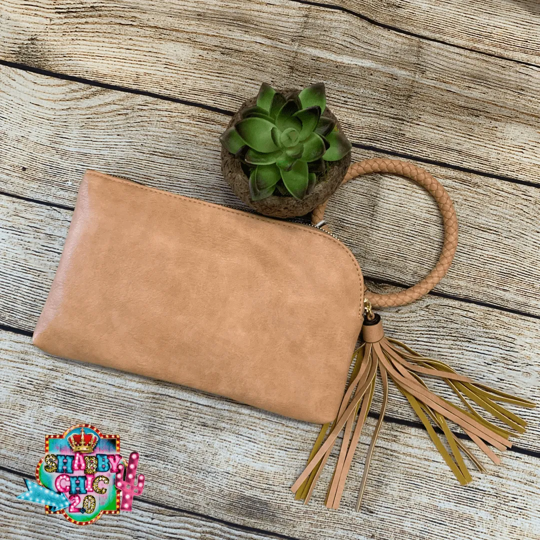 No Fringe Wristlet