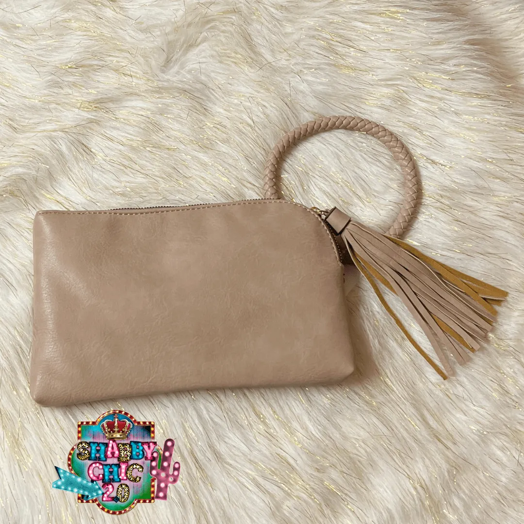 No Fringe Wristlet