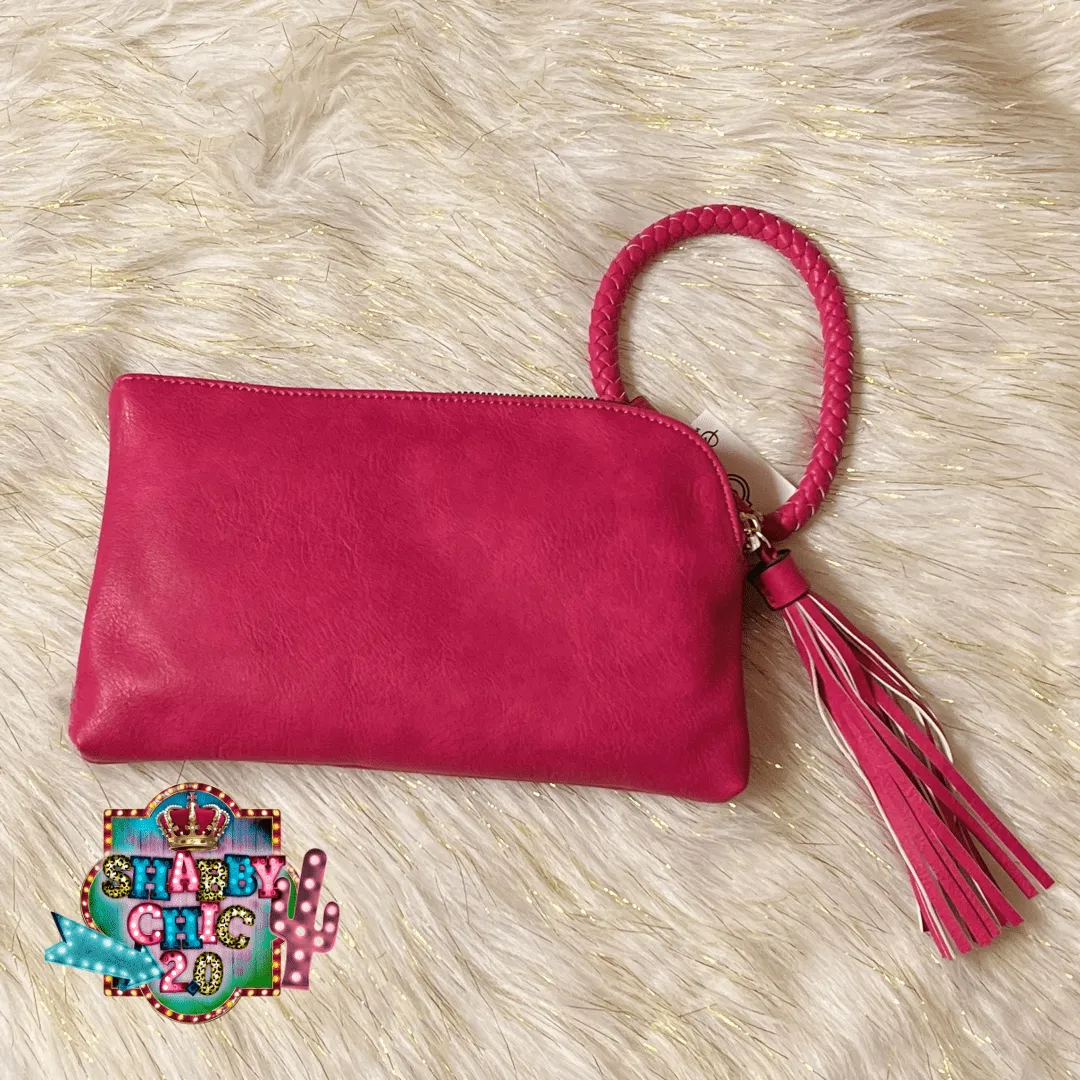 No Fringe Wristlet