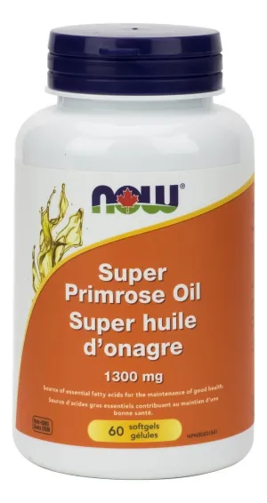NOW Super Primrose OIl 1300 mg (60 Softgels)