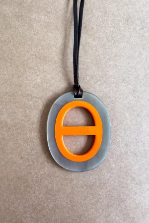 OOH LA LA Orange/Natural Pendant