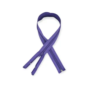 Open End Zip 187 Purple
