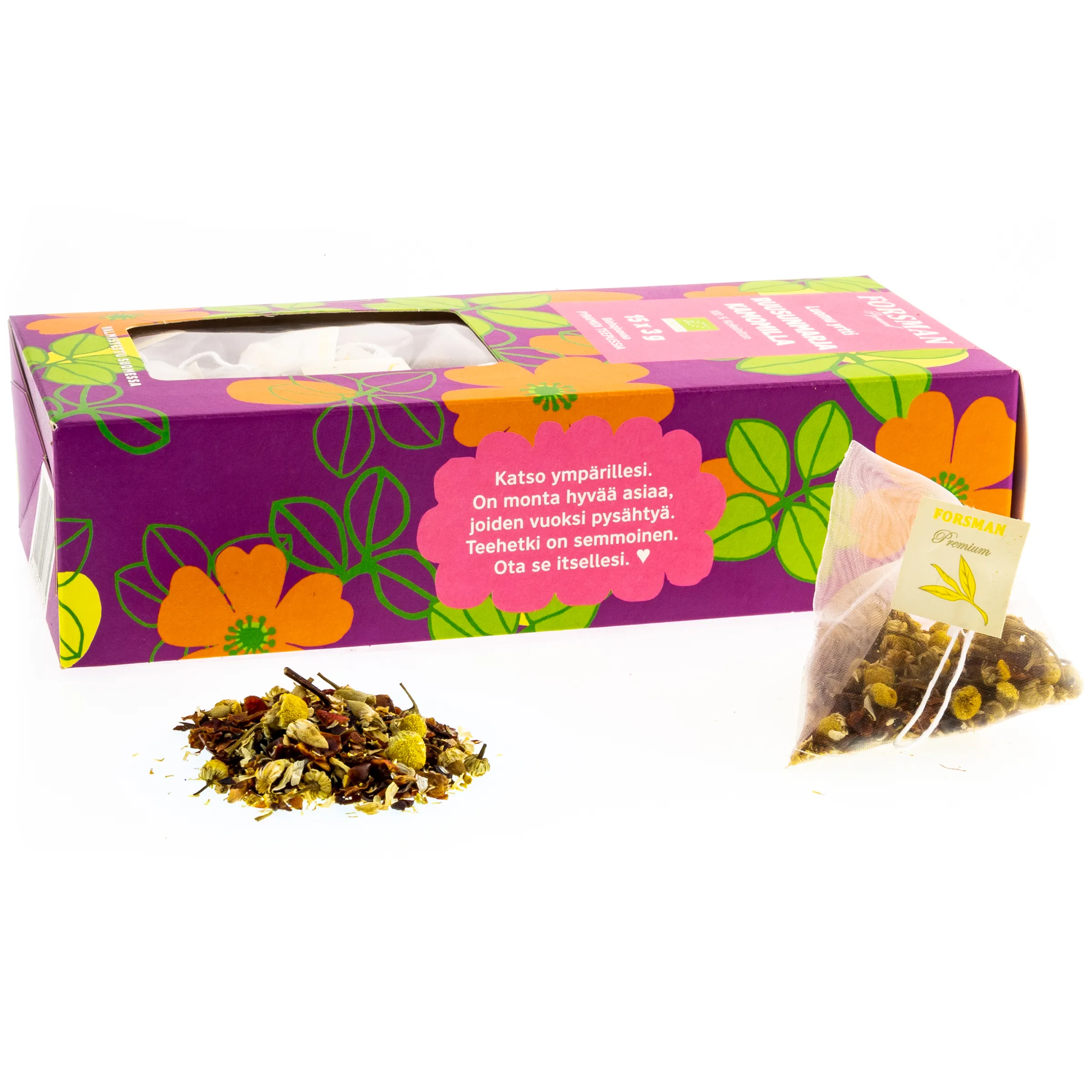 Organic Rosehip-Chamomile | 6 x 45g | - pyramid tea