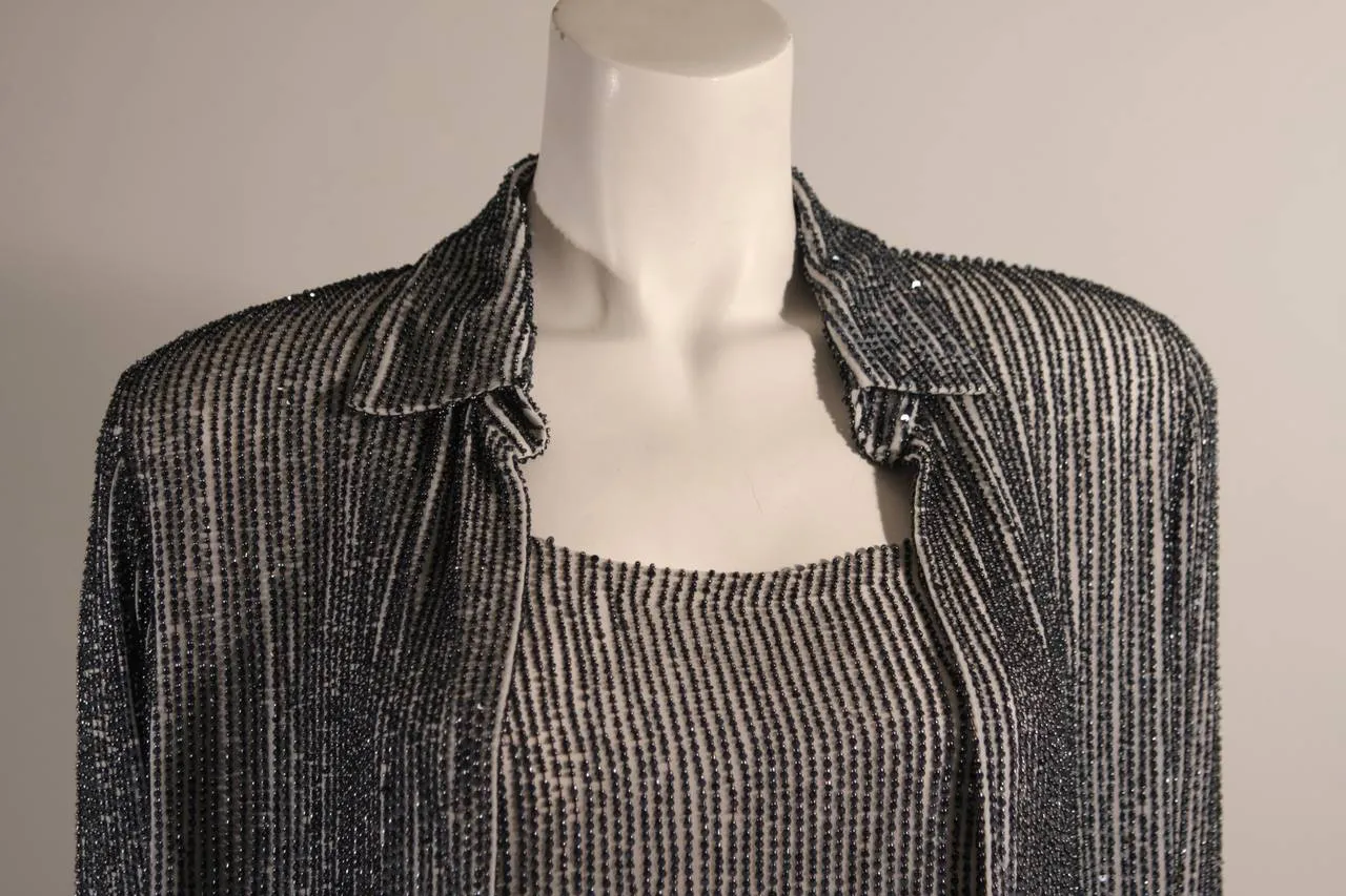 OSCAR DE LA RENTA Evening Blouse and Camisole Size 8