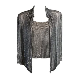 OSCAR DE LA RENTA Evening Blouse and Camisole Size 8