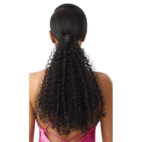 Outre Pretty Quick Synthetic Wrap Ponytail - BOHEMIAN COILS 18"