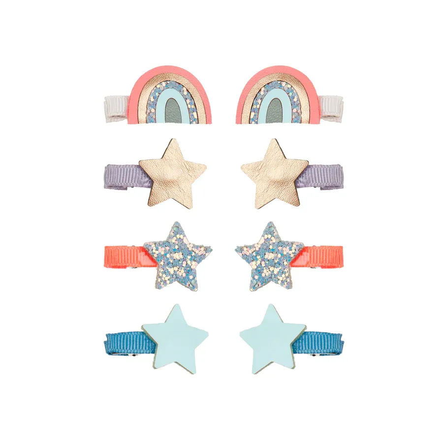 Over rainbow mini clips