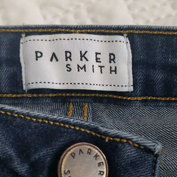 Parker Smith. GUC. Skinny, Mid Rise, Raw Hems Jeans.  Size 26