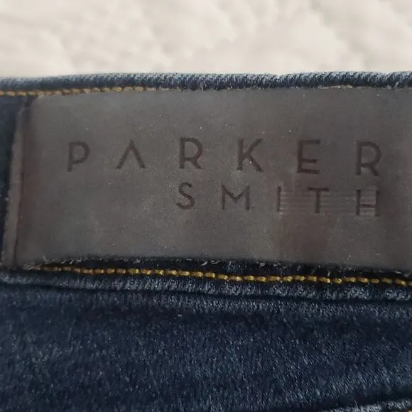 Parker Smith. GUC. Skinny, Mid Rise, Raw Hems Jeans.  Size 26
