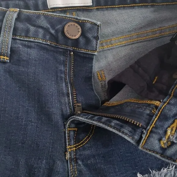 Parker Smith. GUC. Skinny, Mid Rise, Raw Hems Jeans.  Size 26