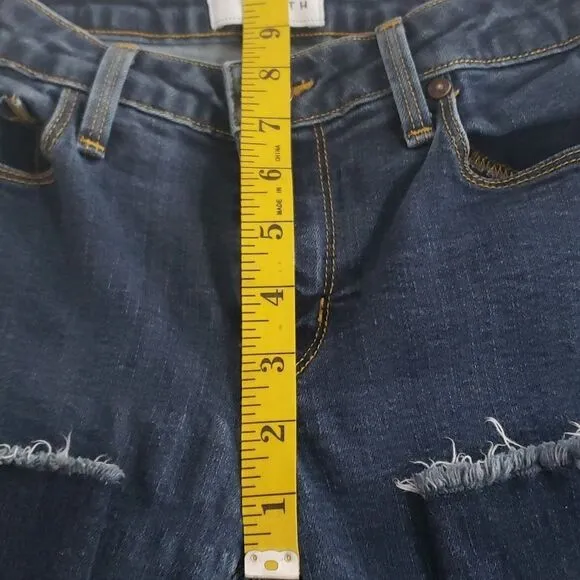 Parker Smith. GUC. Skinny, Mid Rise, Raw Hems Jeans.  Size 26