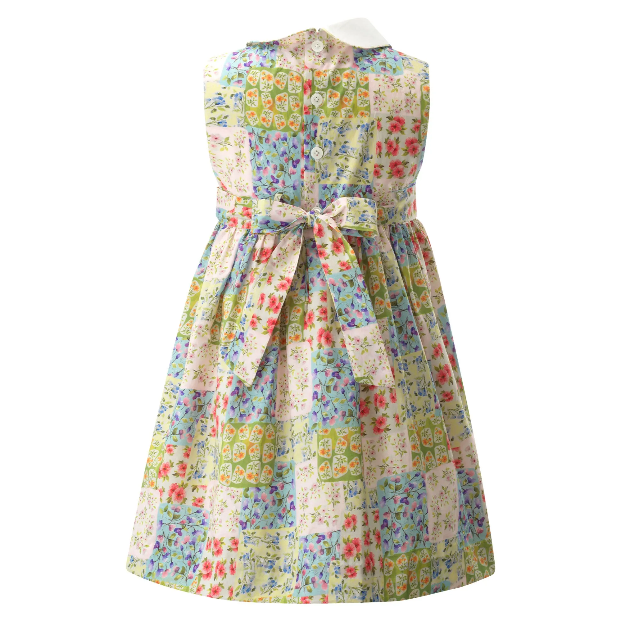 Patchwork Peter Pan Collar Dress
