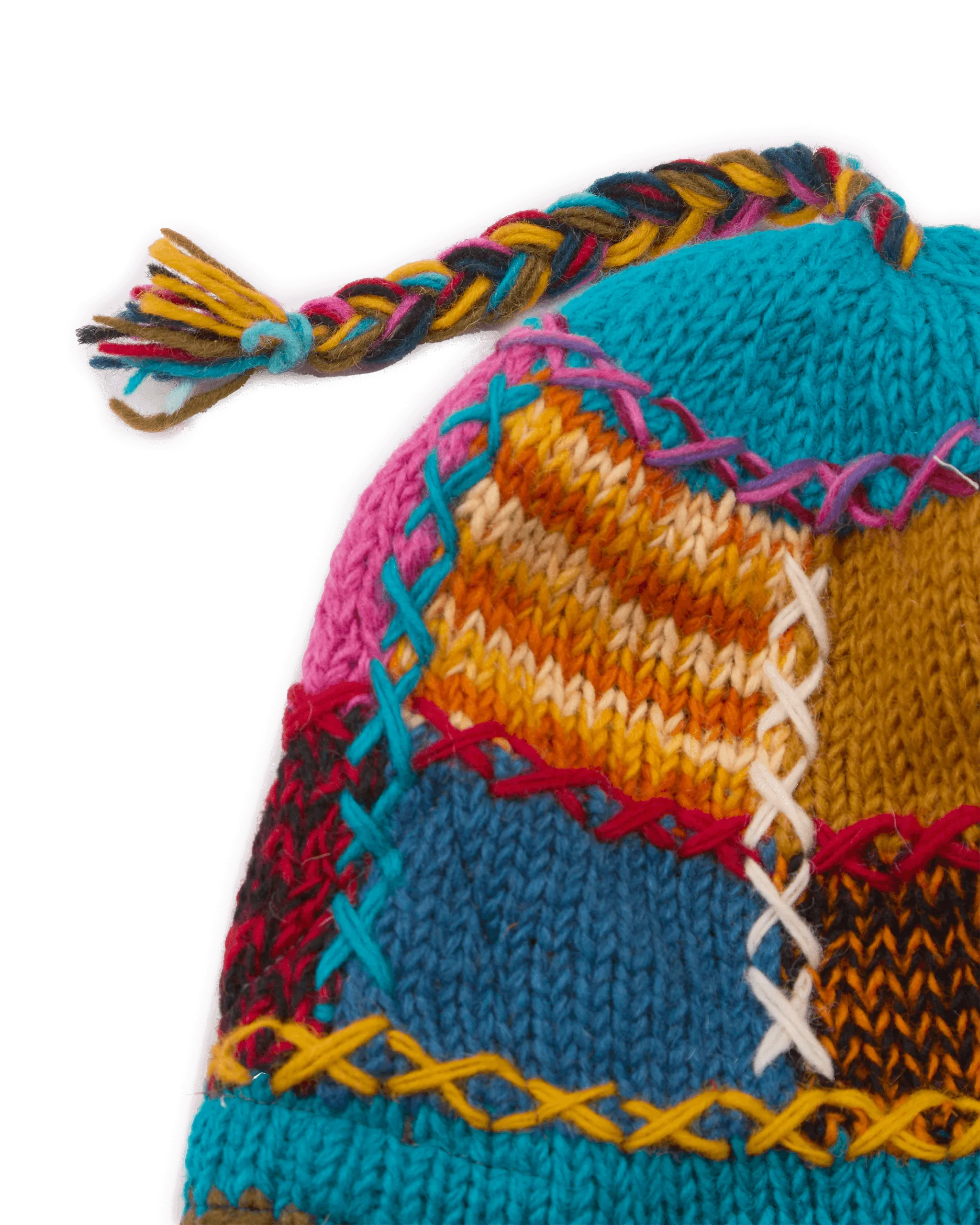 Patchwork Sherpa Hat