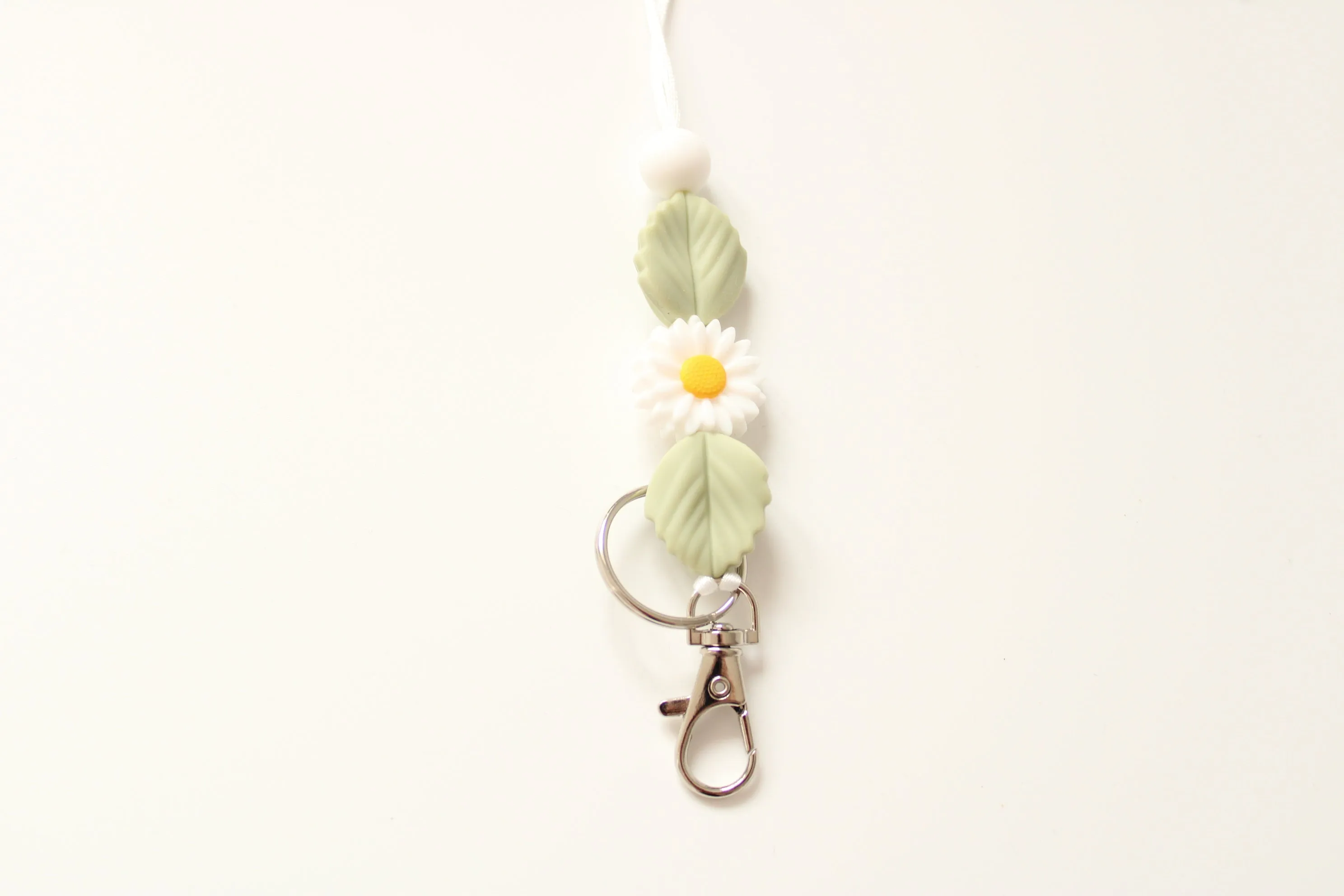 Personalised Flower Lanyard