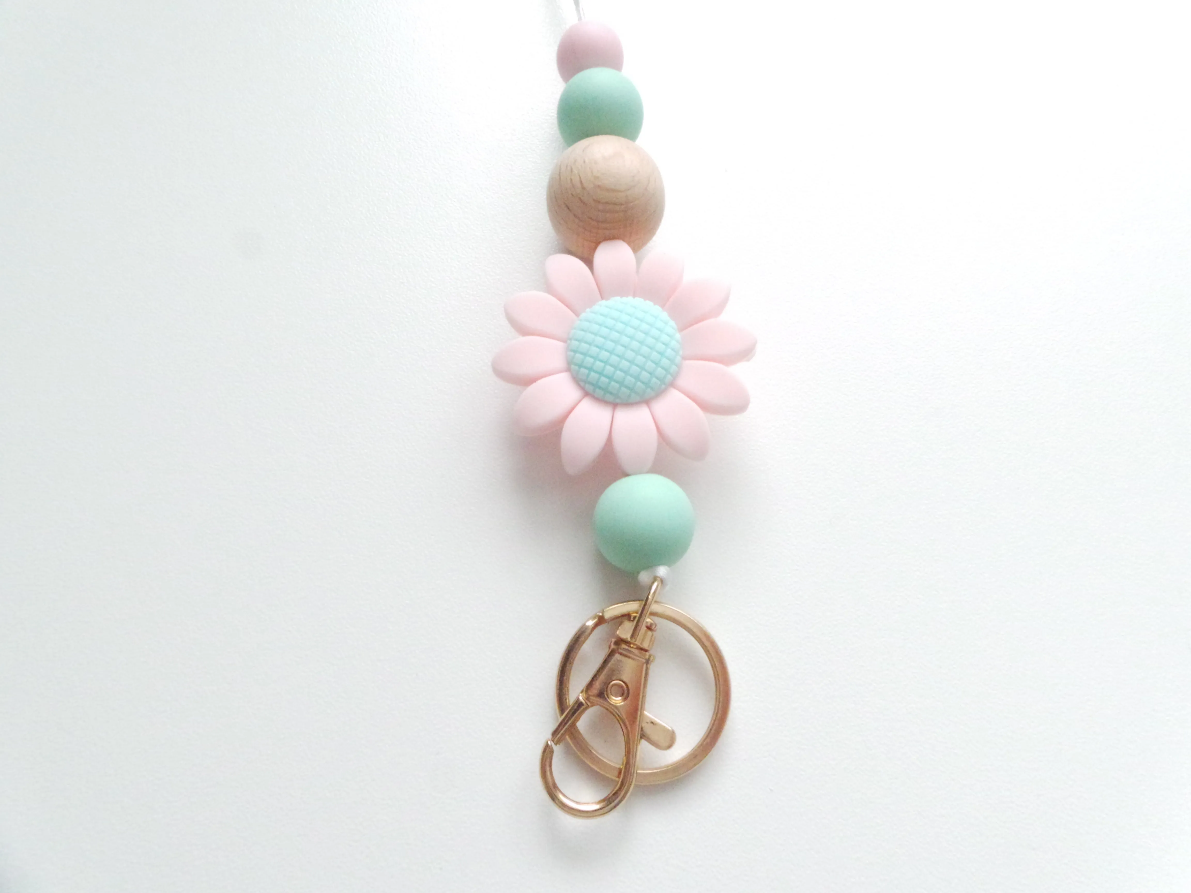 Personalised Sunflower Engraved Lanyard