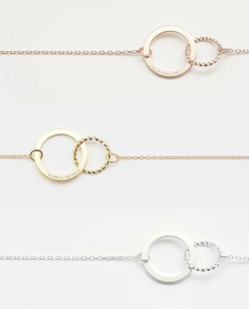 Personalized Infinity Necklace